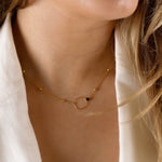 collier en acier inoxydable pour femme