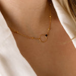 collier en acier inoxydable pour femme