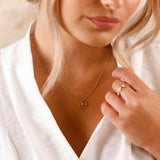 Collier - Chaine - Acier inoxydable - Pierre d'eau douce - ANAELLE