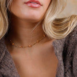 Collier - Fleur - Chaîne - Acier inoxydable - CHARLYNE