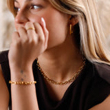 collier en acier inoxydable pour femme 