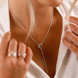 Collier - Sautoir - Chaine - Fermoir T - Argent - ARIANE