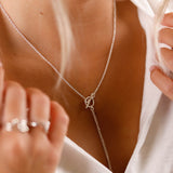 Collier - Sautoir - Chaine - Fermoir T - Argent - ARIANE