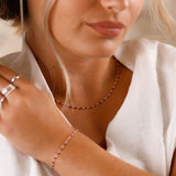 Collier - Finesse - Grenat - Argent - ESSENTIELS