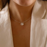 Collier - Cercle & Nacre - Argent - ASTRELLA