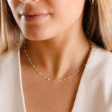 collier en argent 925 et résine pour femme 