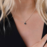 collier en argent 925 et onyx pour femme 
