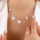 collier charm's en argent 925 pour femme 