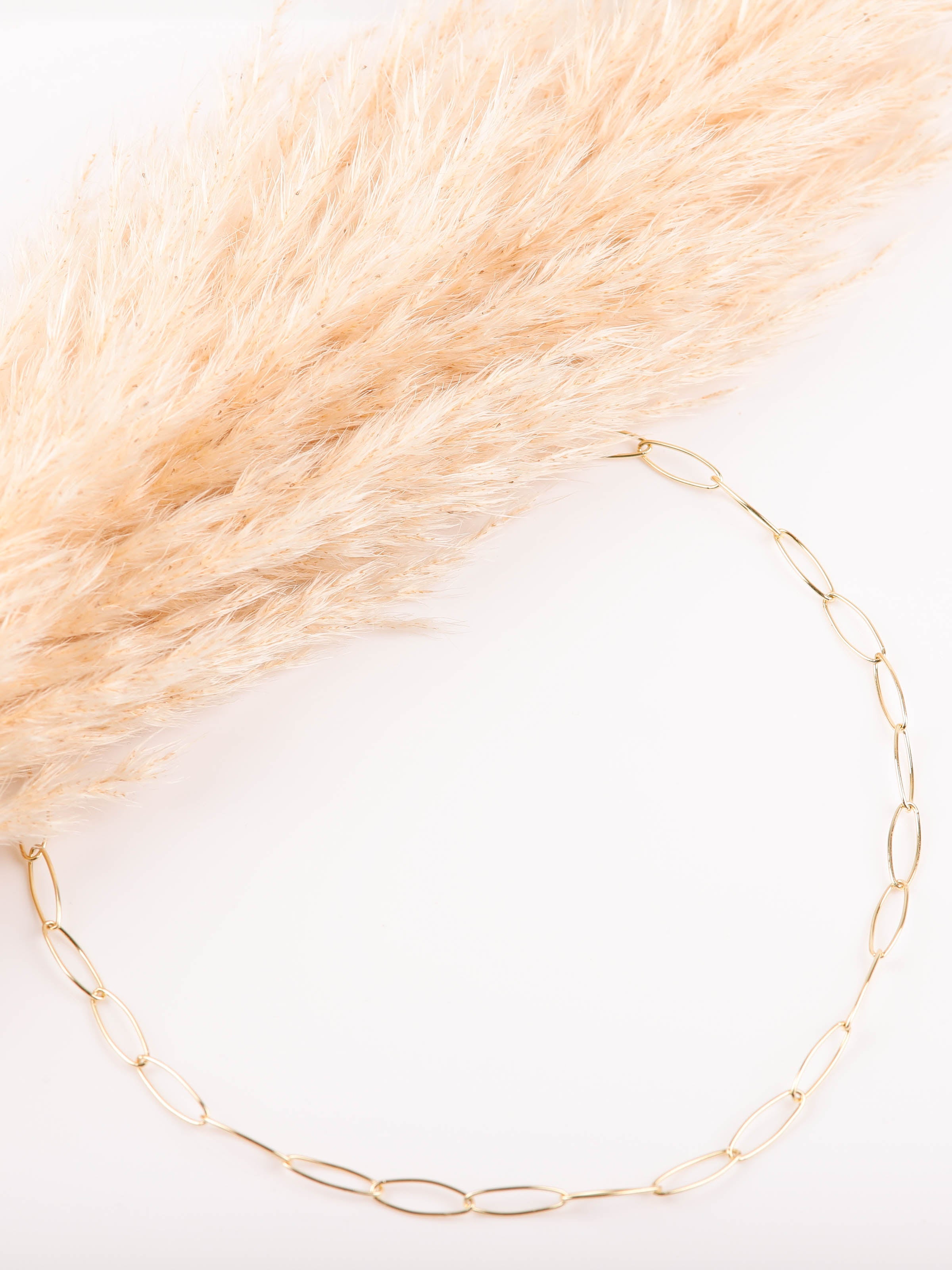 collier en acier inoxydable pour femme 