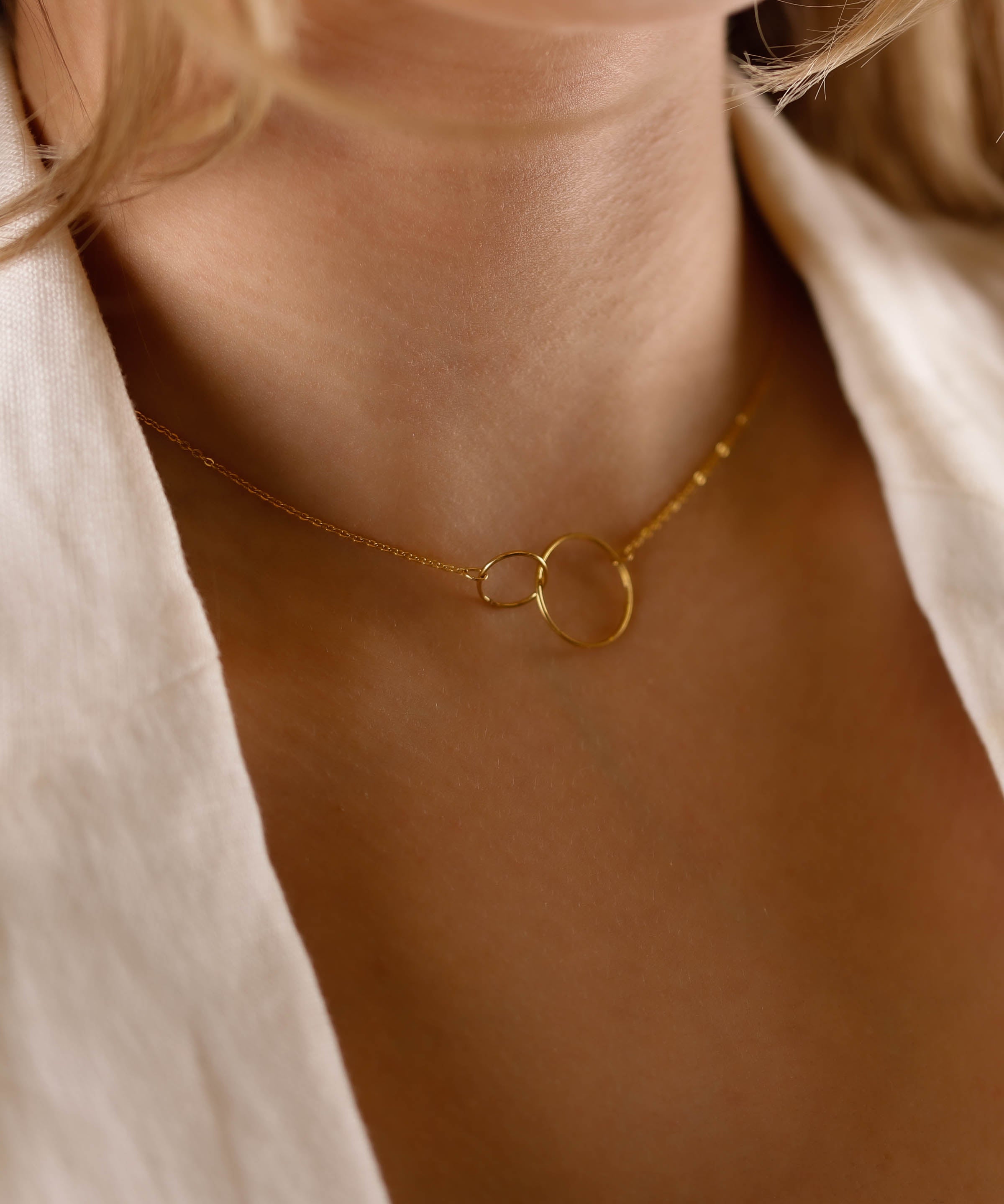 collier en acier inoxydable pour femme