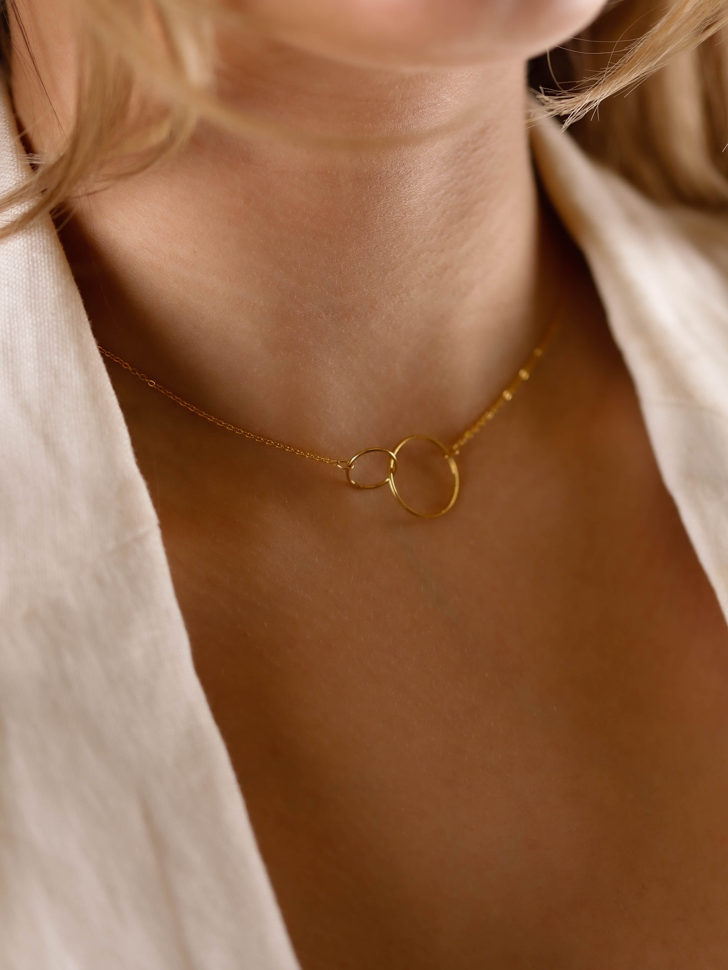 collier en acier inoxydable pour femme