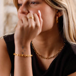 collier en acier inoxydable pour femme 