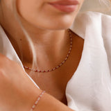 Collier - Finesse - Grenat - Argent - ESSENTIELS