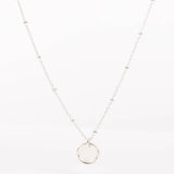 Collier - Cercle & Nacre - Argent - ASTRELLA