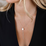 Sautoir - Nacre & Chaine - Argent - GABRIELLE