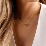 collier en acier inoxydable pour femme 