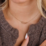 collier en acier inoxydable pour femme 