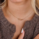 collier en acier inoxydable pour femme 