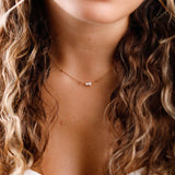 Collier - Chaîne boule - Perle d'eau douce - Acier Inoxydable - JULIETTE