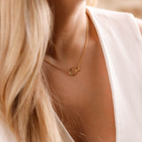 collier en acier inoxydable pour femme 