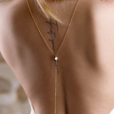 Collier de dos - Chaîne - Acier inoxydable - ENA