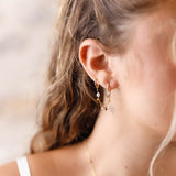 Mono - Boucles d'oreilles - Acier inoxydable - Nacre - PAULINE
