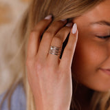 bague en plaqué argent pour femme 